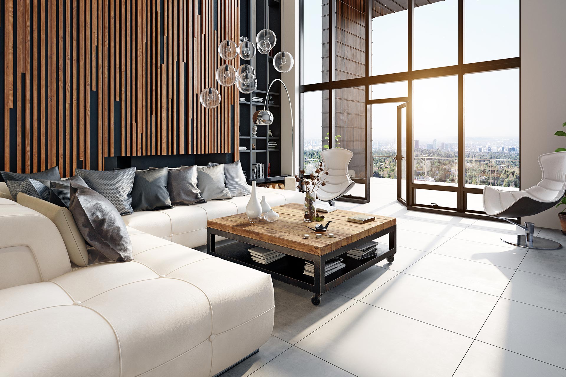modern-living-interior Modern living room interior in Atlanta, GA